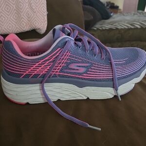 Skechers Purple and Pink Sneakers with Comfort Design